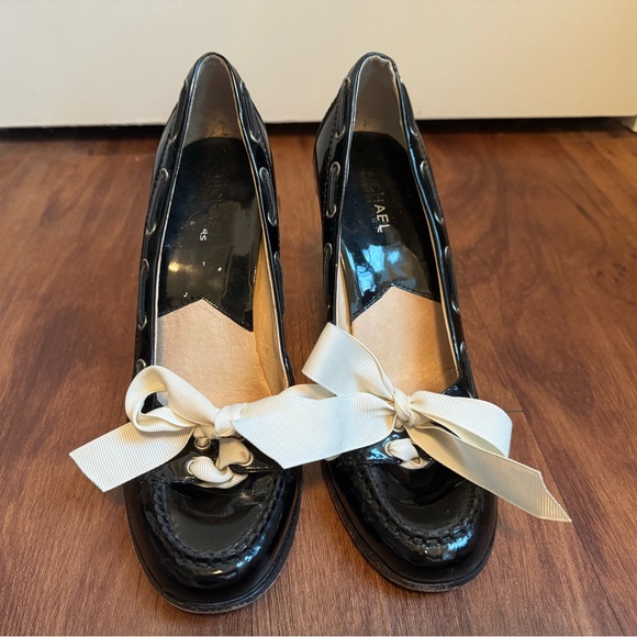 Michael Kors Tabitha Mary Jane Block Heel Size 9 - Picture 2 of 11